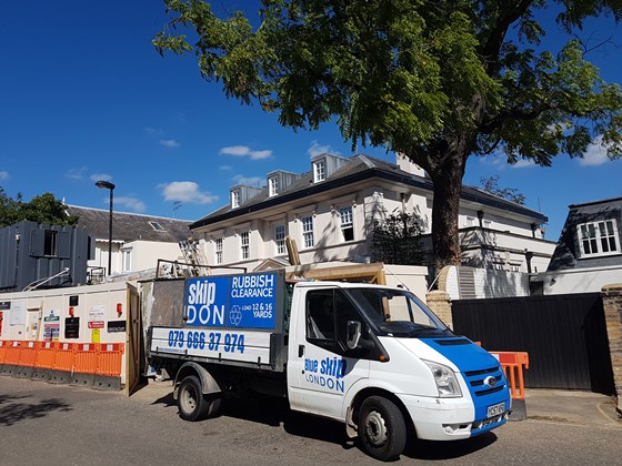 Our team at work: Blue Skip London