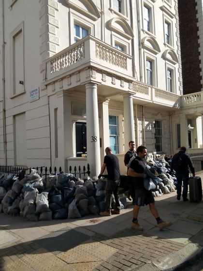 Our team at work: Blue Skip London